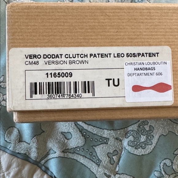 FULL SET CHRISTIAN LOUBOUTIN VERO DO DAT CLUTCH - Picture 3 of 10